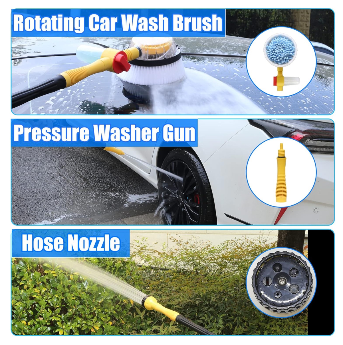 Miniatura 3 de Cepillo A Presion Lavado Carro auto Moto